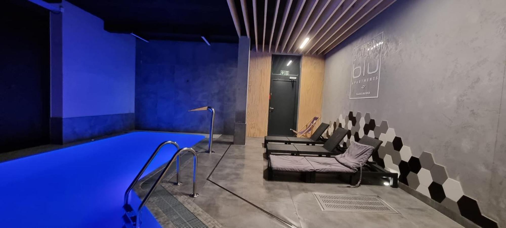 Apartament "Blu10" Z Basenem Sarbinowo Kültér fotó