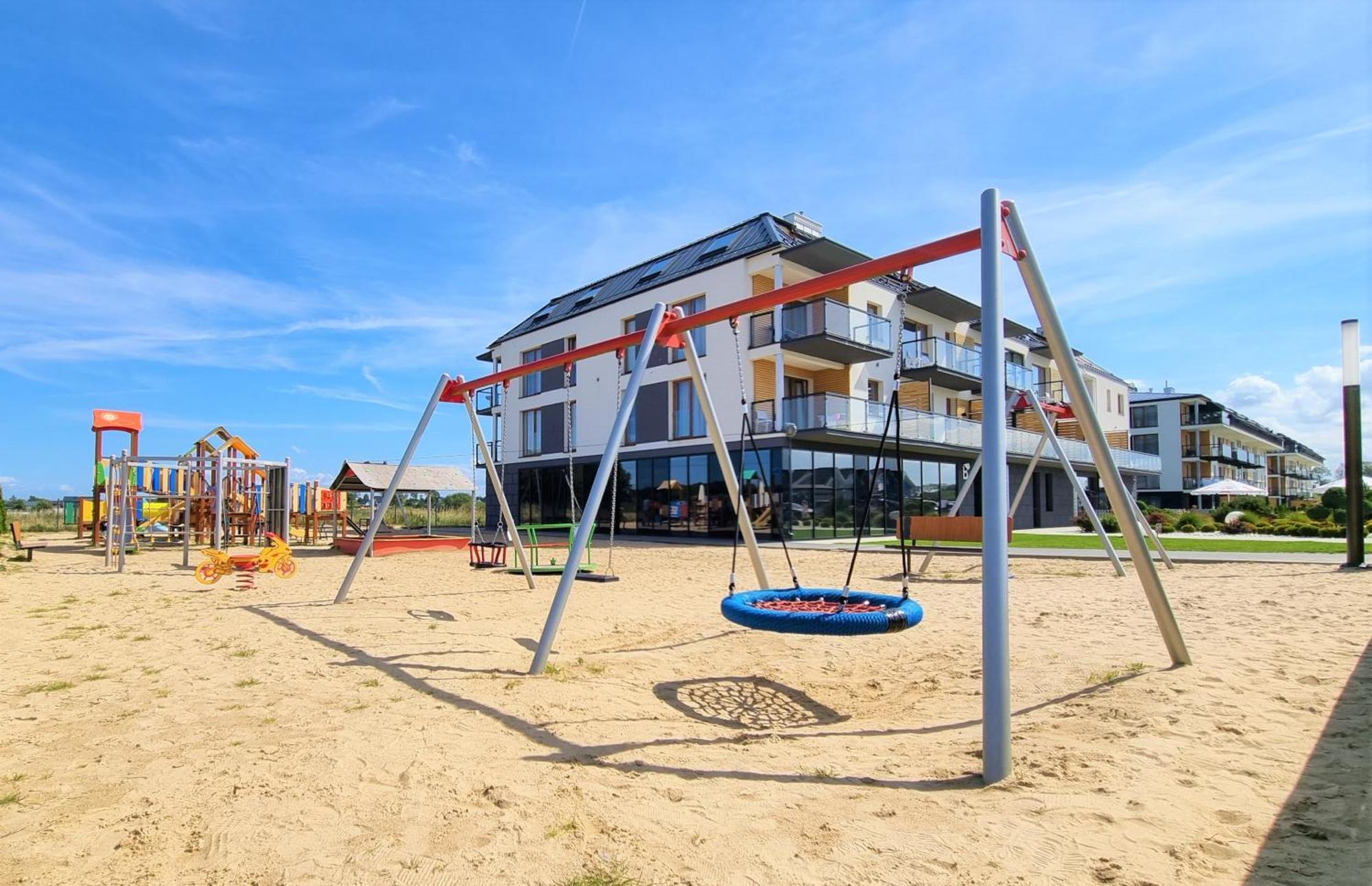 Apartament "Blu10" Z Basenem Sarbinowo Kültér fotó