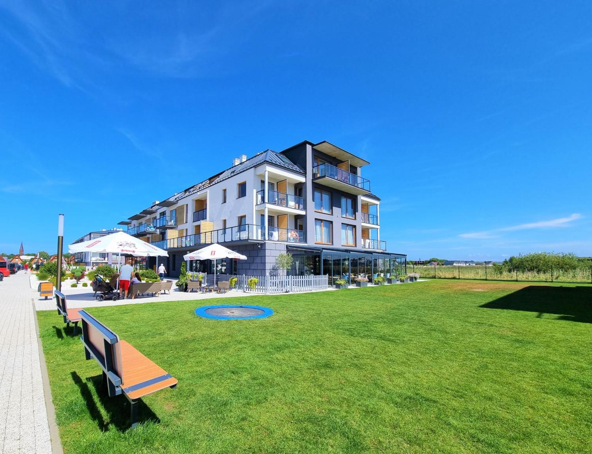Apartament "Blu10" Z Basenem Sarbinowo Kültér fotó