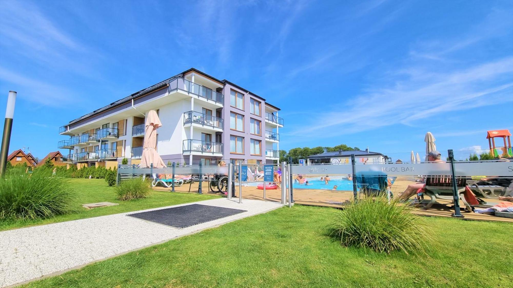 Apartament "Blu10" Z Basenem Sarbinowo Kültér fotó